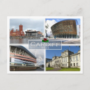 GB Storbritannien - Wales - Cardiff - Vykort