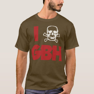 GBH Punk Sten FanArt Tribute Skull T Shirt