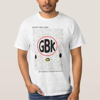 GBK-räkning vägT-tröja T-shirt