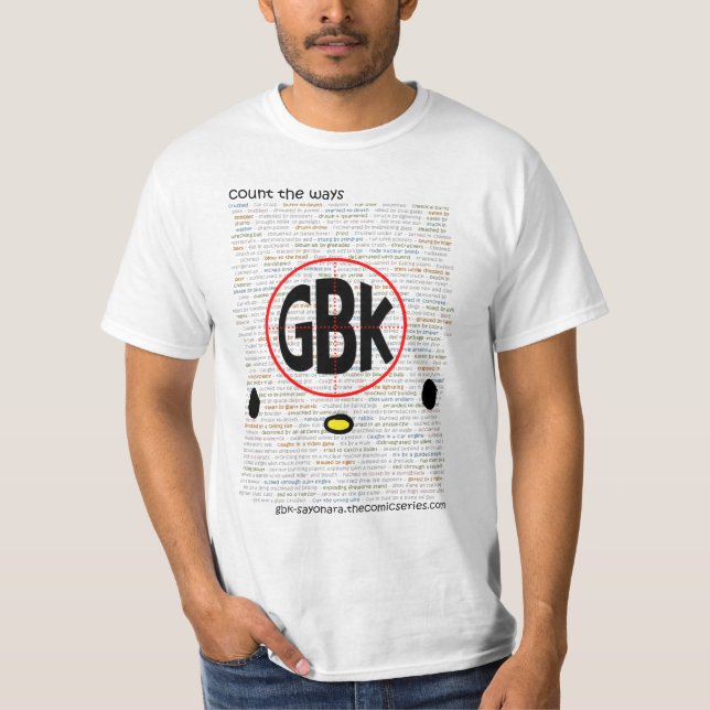 GBK-räkning vägT-tröja T-shirt (Framsida)