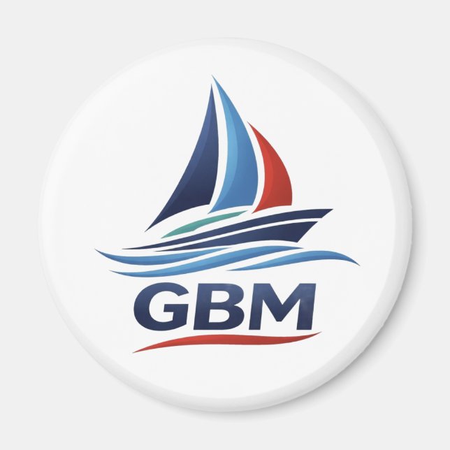 GBM Team Standard, 5,7 cm cirkulär magnet (Framsidan)