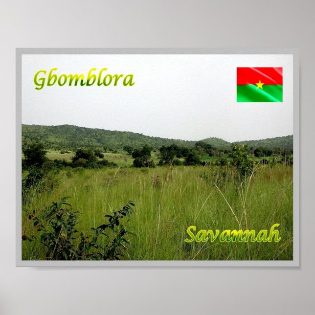 Gbomblora - Savannah - Poster (Framsidan)