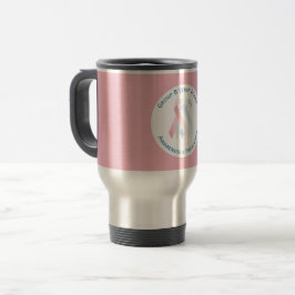 GBS-medvetenhettravel mug (rosor) Resemugg