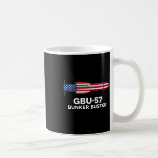Gbu-57 Bunker Buster American Flag 4th Of July Tan Kaffemugg