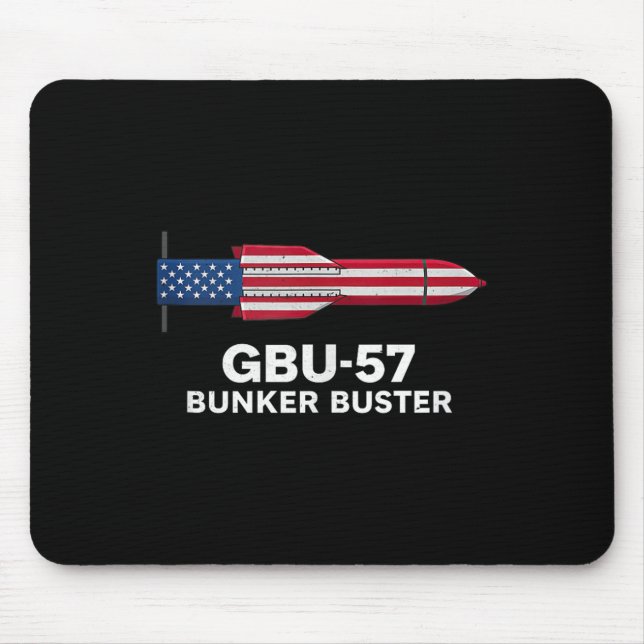 Gbu-57 Bunker Buster American Flag 4th Of July Tan Musmatta (Framsidan)