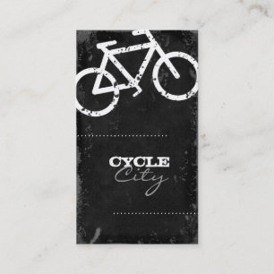 GC cyklar staden hårdnar - vit Visitkort
