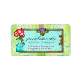 GC Greenhouse-Chic Adressetikett
