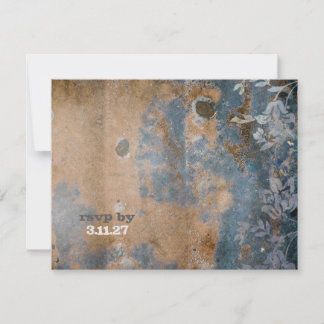 GC | Ljusnande rustik RSVP  | Guldmetallisk OSA Kort