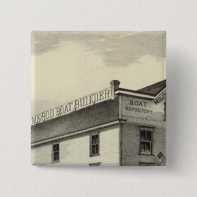 GC Ormerod, Boat Builder, Asbury Park, NJ Knapp (Framsida)