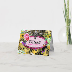GC   Rosa av Vintage för bin Kort