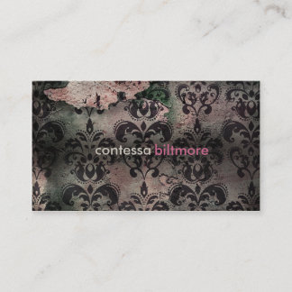 GC som fängslar Contessa | rosor | MatteCreamCard Visitkort