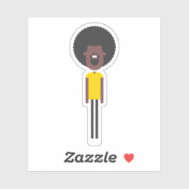 GCC-tecknet Sticker - Frankie Klistermärken