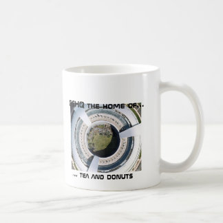 GCHQ-munk,… tea och donuts, GCHQ den hem- nollan… Kaffemugg