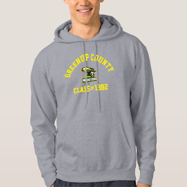 GCHS 82 hoodie grått  (Framsida)