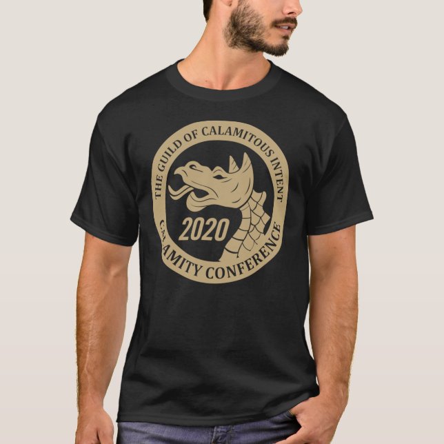 GCI Calamity Conferece 2020 FANCON Logo   T Shirt (Framsida)