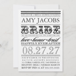 GCvintagemöhippa lyckligt någonsin After Inbjudningar