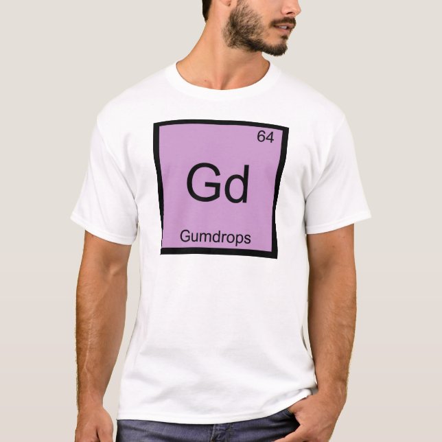 Gd - Gumpipor Funny Chemistry Inslag-symbol Te Tee (Framsida)