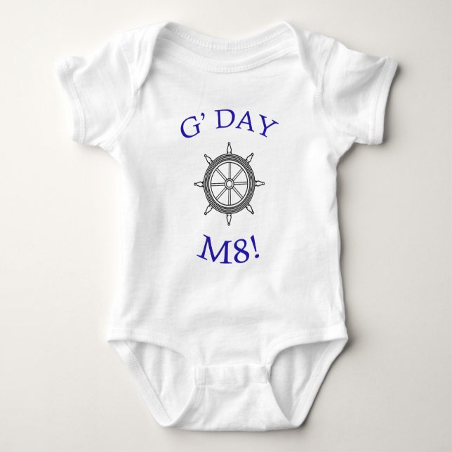 G'Dag M8!" T-shirt (Framsida)