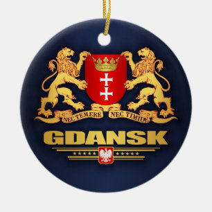 Gdansk COA Julgransprydnad Keramik
