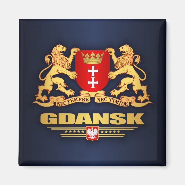 Gdansk COA Magnet (Framsidan)
