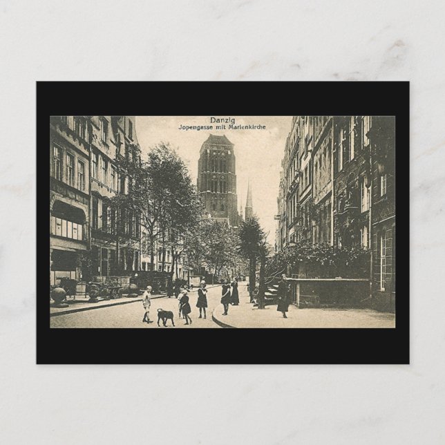 Gdansk/Danzig - Jopengasse Vykort (Framsida)