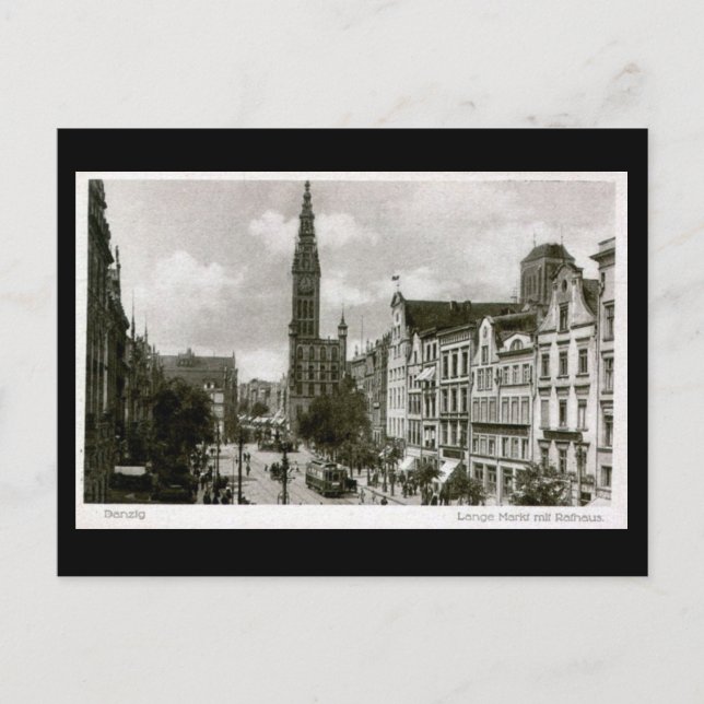 Gdansk/Danzig - Lange Markt Vykort (Framsida)