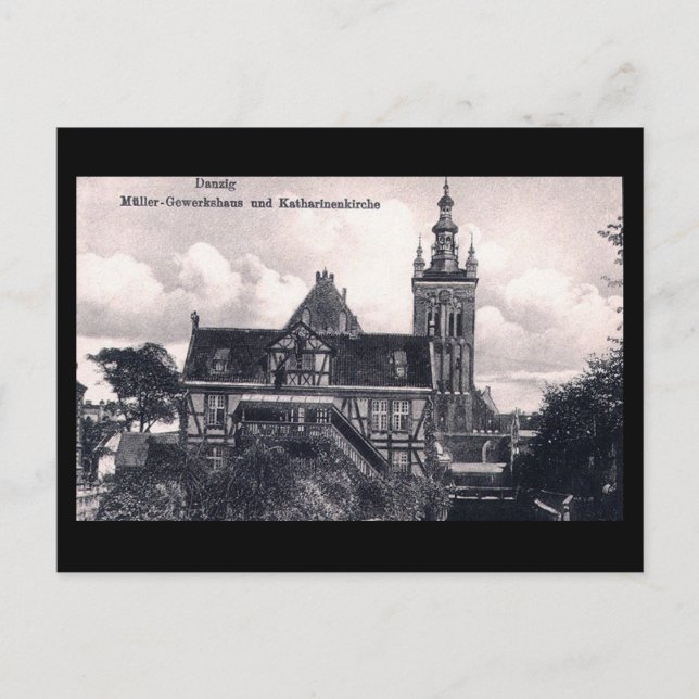 Gdansk/Danzig, Polen Vykort (Framsida)