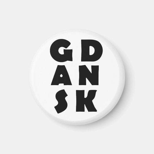 Gdansk Polen Magnet (Framsidan)