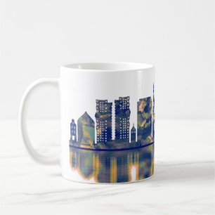 Gdansk Skyline Kaffemugg