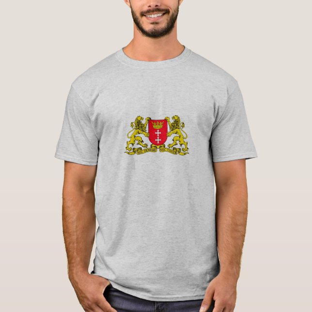 Gdansk vapensköldT-tröja Tee Shirt (Framsida)