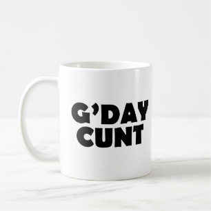 gday c#nt kaffemugg