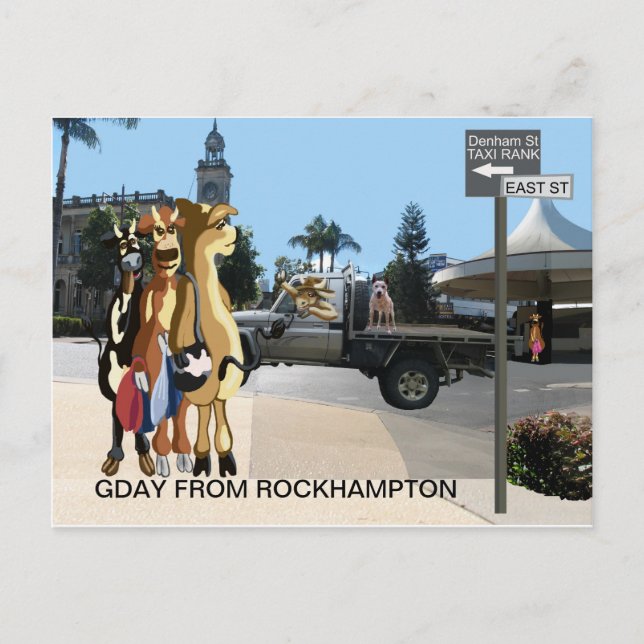 Gday dam vykort (Framsida)