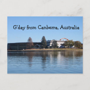 G'day från Canberra, Australien Vykort