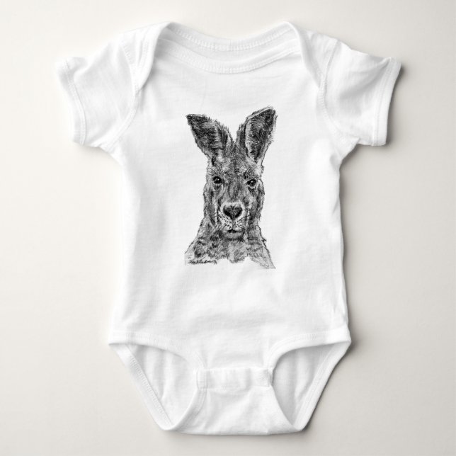 gday kompis för känguru t-shirt (Framsida)