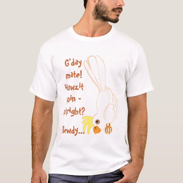 G'day kompis! t-shirt (Framsida)