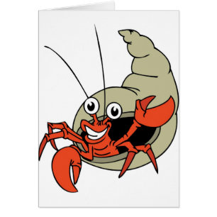 G'day krabba hälsningskort