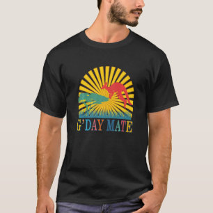 G'day Mate Australian Animals Kangaroo Aussie Sym T Shirt