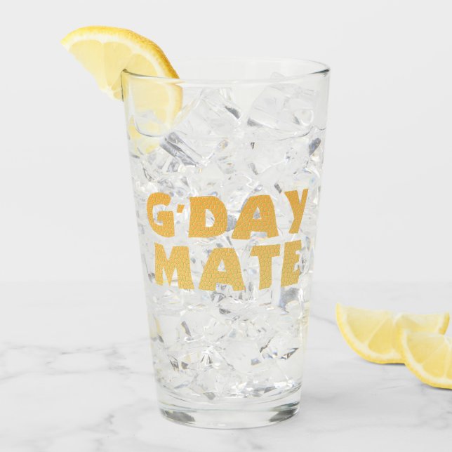 G'Day Mate Glas  (Framsida Ice)