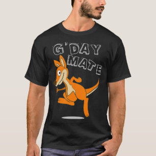 G'Day Mate Kangaroo Australia Souveni Aussie Hej T Shirt