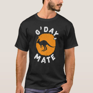 G'Day Mate Kangaroo Australian Australian Aussie V T Shirt