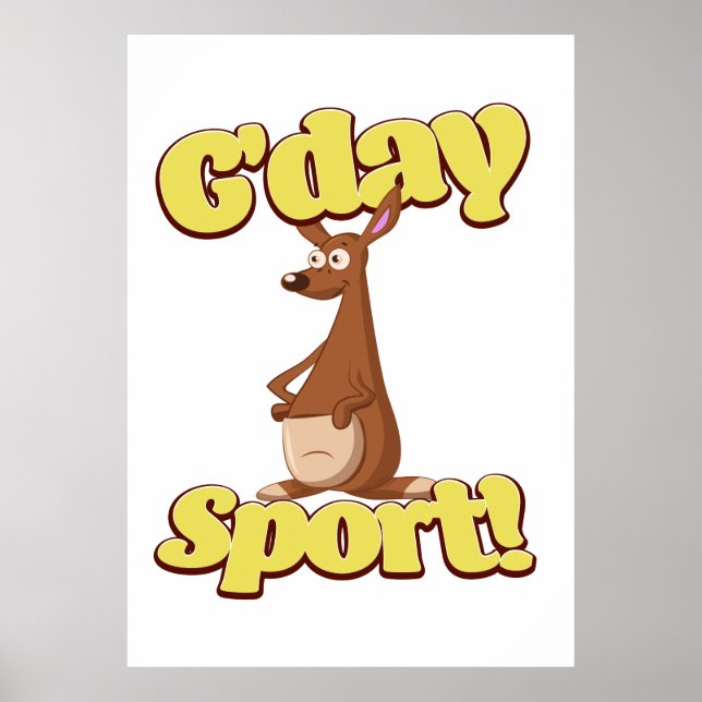 G'day Sport Poster (Framsidan)