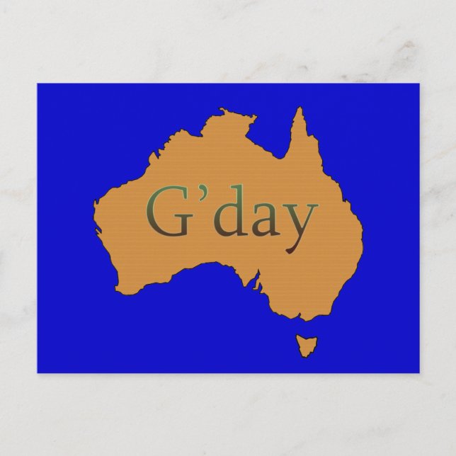 G'day Vykort (Framsida)