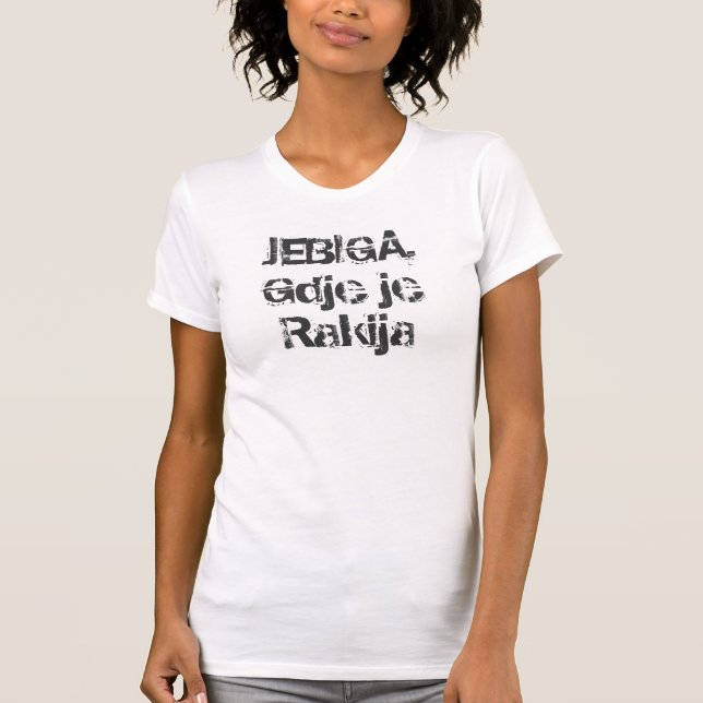 gdjeje Rakija T-shirt (Framsida)