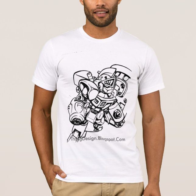 GDM-robot T-shirt (Framsida)