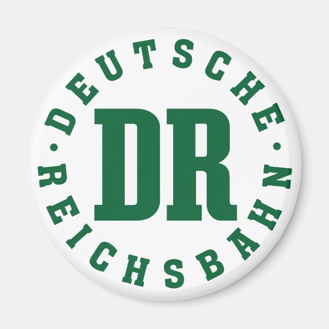 GDR / DDR Railway - Deutsche Reichsbahn Sign Magnet (Framsidan)