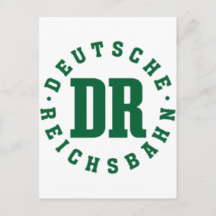 GDR/DDR Railway - Deutsche Reichsbahn Sign Vykort