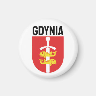 Gdynia-jacka av arm, Polen Magnet