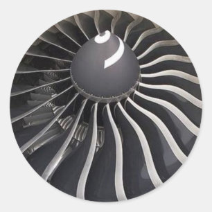 Ge90 Runt Klistermärke