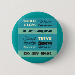 Ge 110% inspirera Motivational Knapp