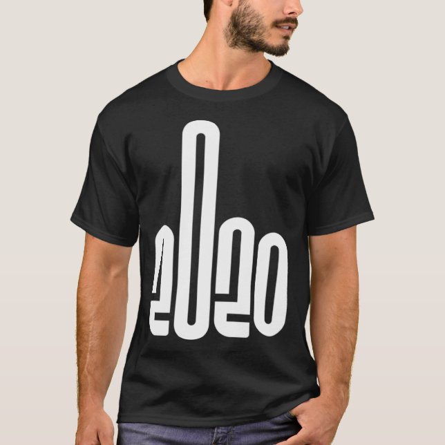 Ge 2020 Det dåliga Finger året T Shirt (Framsida)
